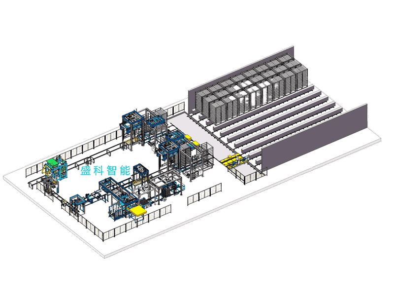 خط إنتاج الطوب/الكتل الكامل