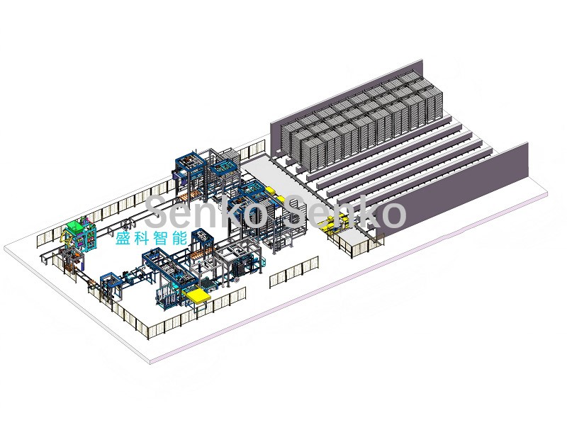 Wall & Floor Tiles Production Line with Racks